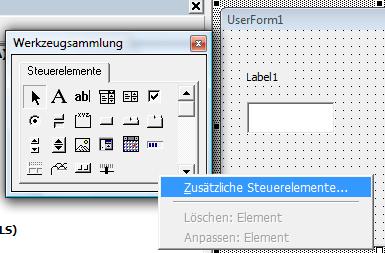 Bild: zusätzliche Steuerelemente