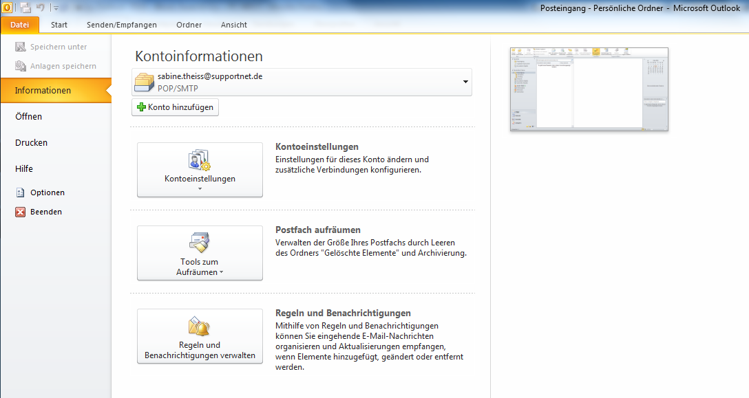 03-Microsoft-Office-2010-Office2010-Outlook-Outlook2010-Menueband-Menue-Band-RibbonBar-Ribbon-Bar-Start-Kontoinformationen_470.png