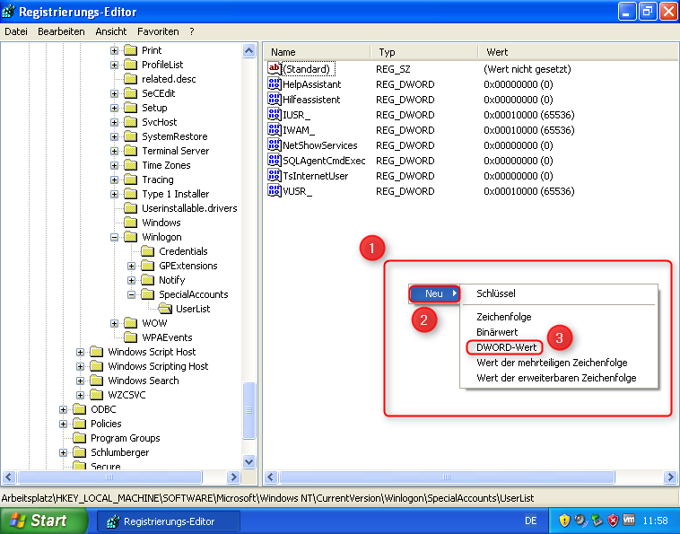 04-XP-Benutzer-verstecken-DWORD-Wert-erstellen-470.png