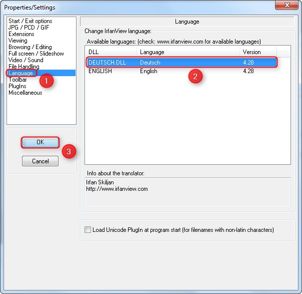 02-IrfanView-Sprache-aendern-Deutsch-auswaehlen-470.png