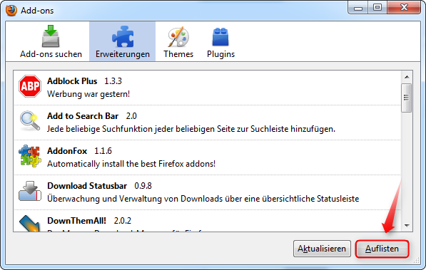 06-AddOn-Manager-Extension-List-Dumper-Auflisten-470.png
