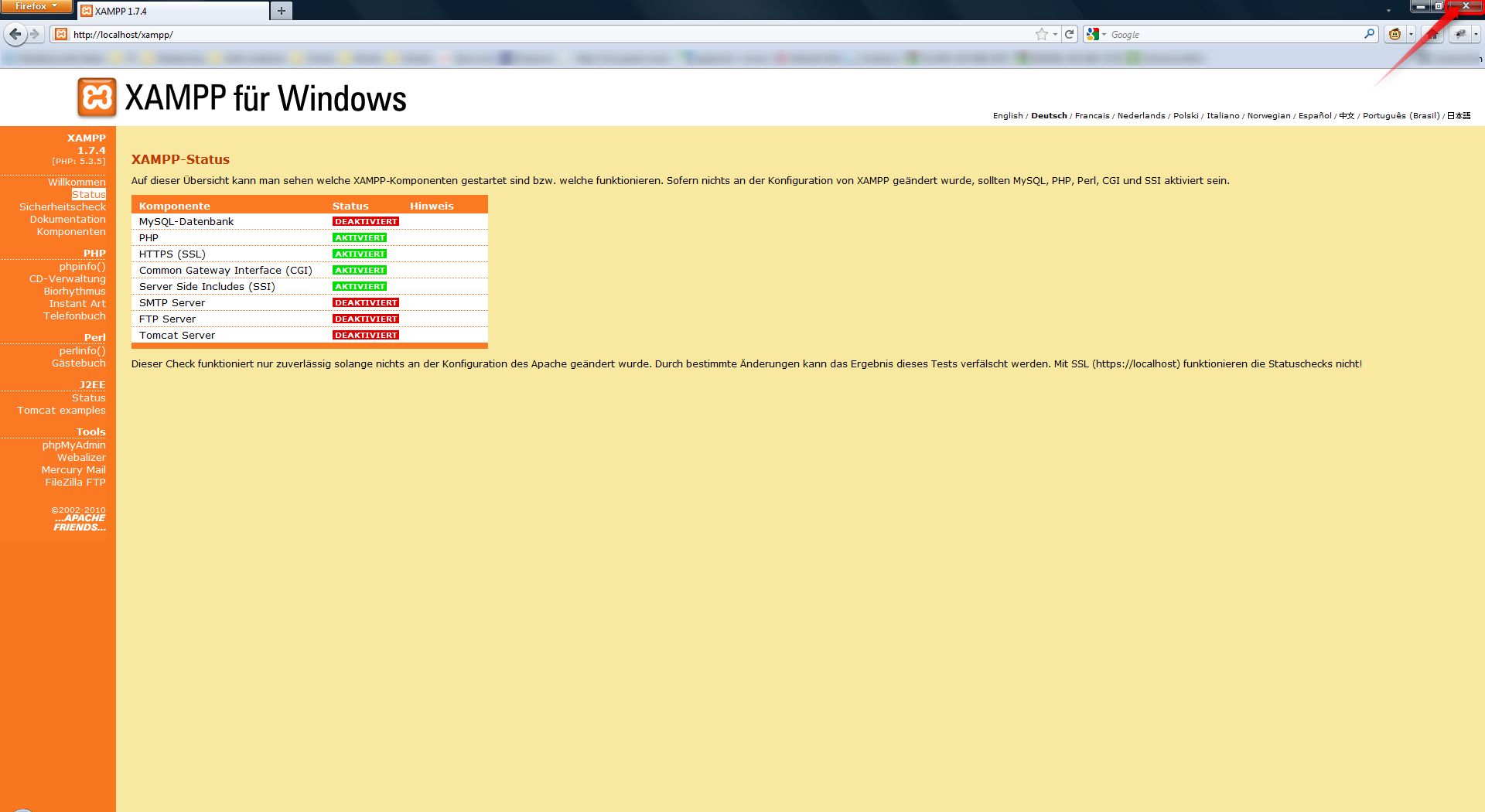 06-php-xampp-installieren-status-uebersicht-470.png?nocache=1307454128596
