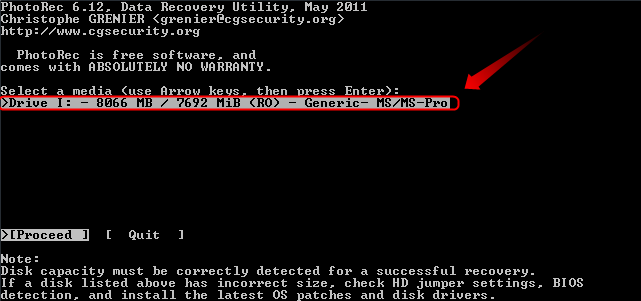 02-Geloeschte-Bilder-wiederherstellen-Photorec-Datentraeger-auswaehlen-470.png?nocache=1308568113916