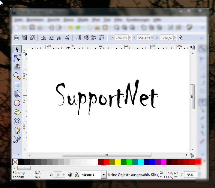 Einfaches Logo In Inkscape Erstellen Supportnet