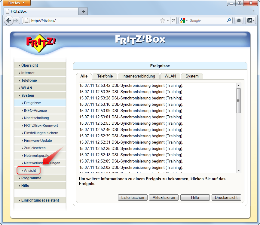 03-Fritzbox-Port-Weiterleitung-Einstellungen-System-Ansicht-oeffnen-470.png?nocache=1311056697905