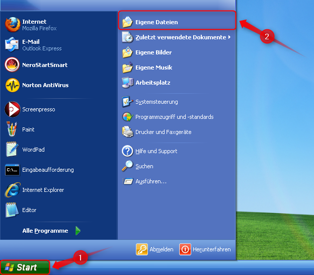 01-Eigene-Dateien-unter-Windows-XP-verschieben-Startmenu__-o__ffnen-470.png?nocache=1311844105656